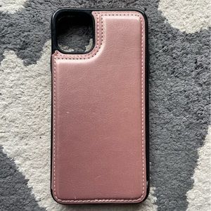 Metallic pink phone case iPhone 11/11max